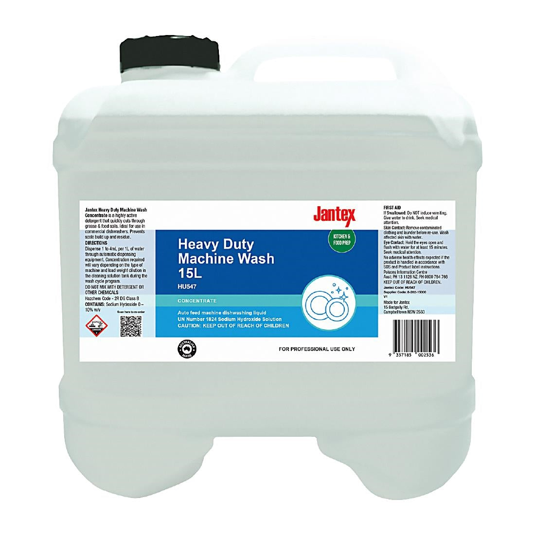 Jantex Heavy Machine Wash Concentrate - 15Ltr - HU547