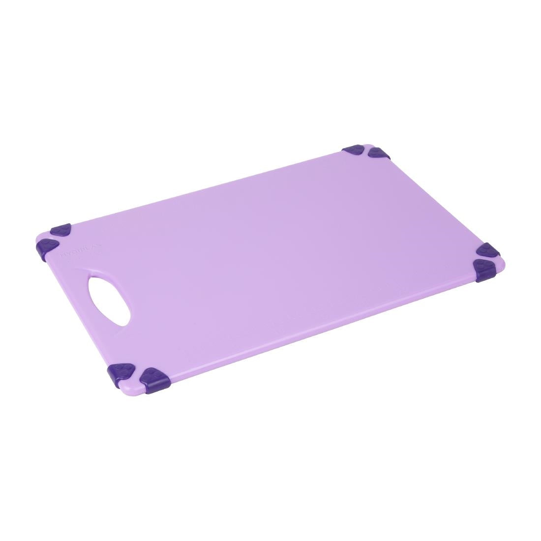 Hygiplas Commercial Grip Chopping Board Purple - 458x306mm - HW002