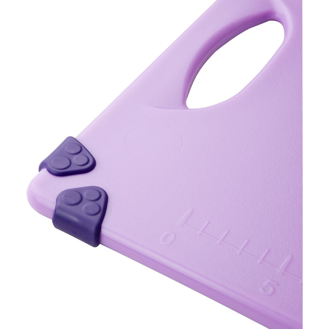 Hygiplas Commercial Grip Chopping Board Purple - 458x306mm - HW002
