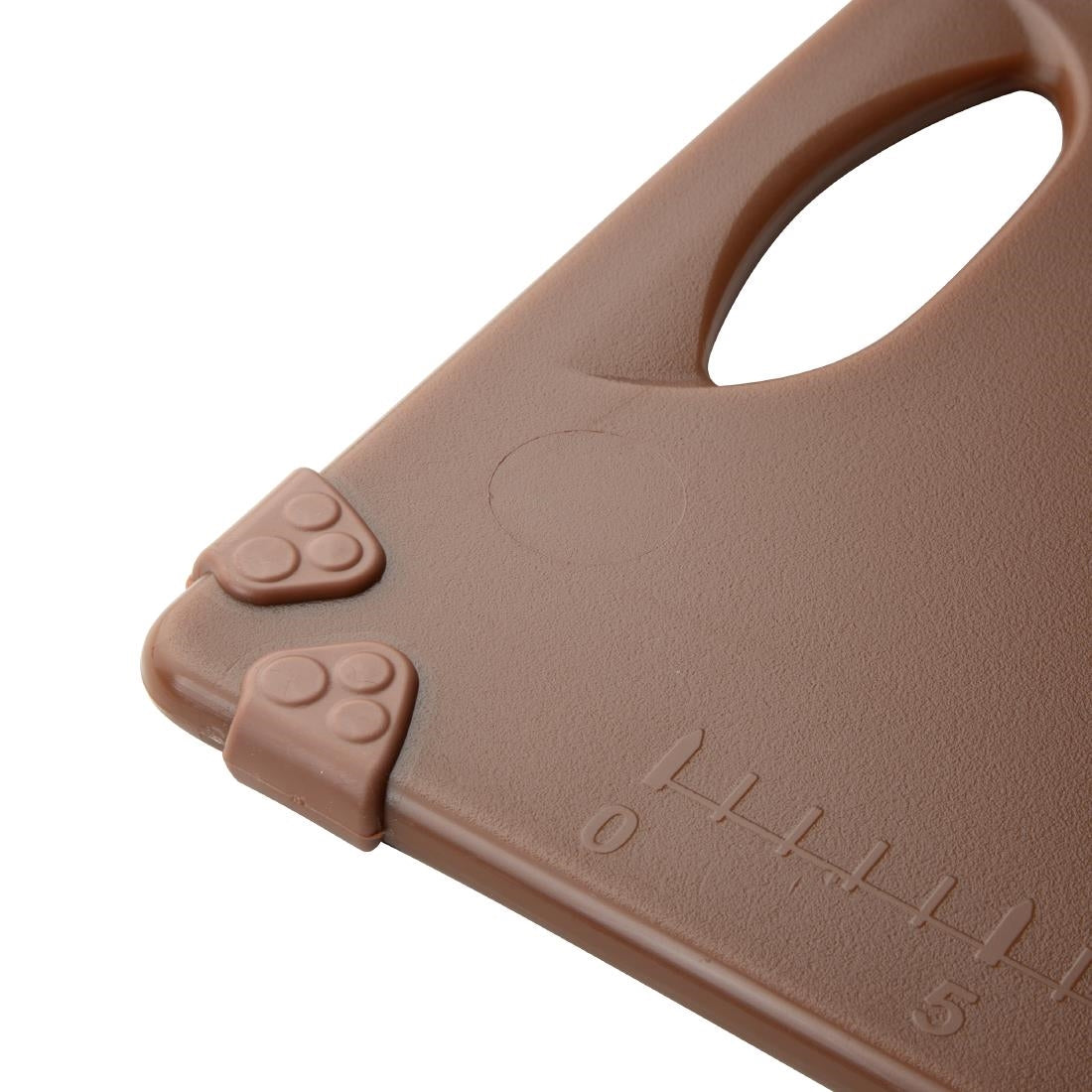 Hygiplas Commercial Grip Chopping Board Brown - 458x306mm - HW003