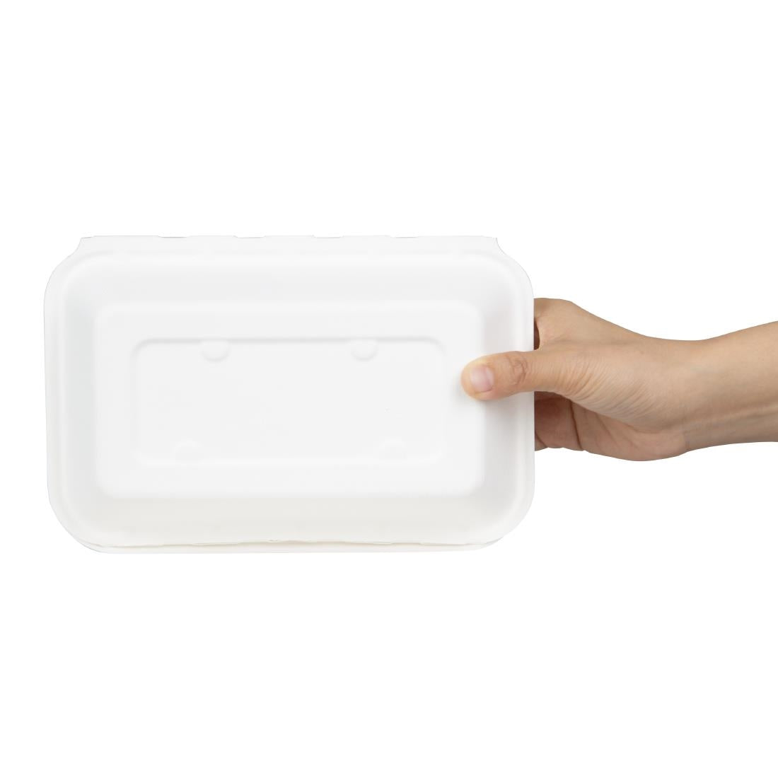 Fiesta Compostable Bagasse Food Containers 245x150mm (200 Pack) - HW020