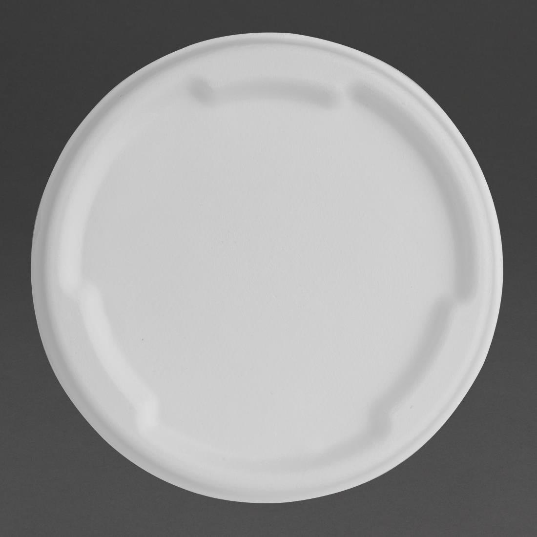 Fiesta Compostable Bagasse Lids for 400/500ml Bowl Bases (50 Pack) - HW025