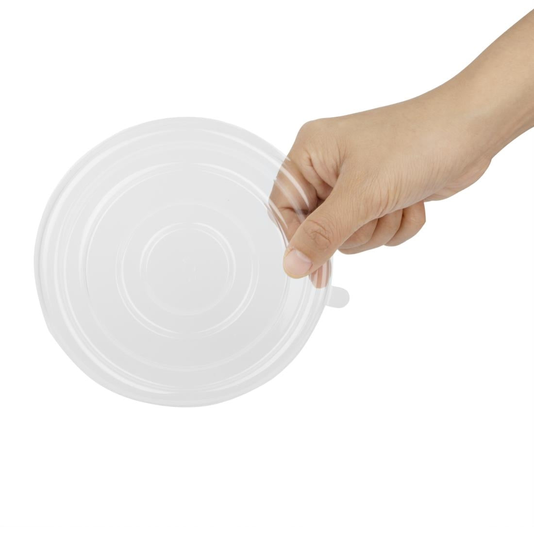 Fiesta Recyclable PET Lids for 400/500ml Bowl Bases (50 Pack) - HW026