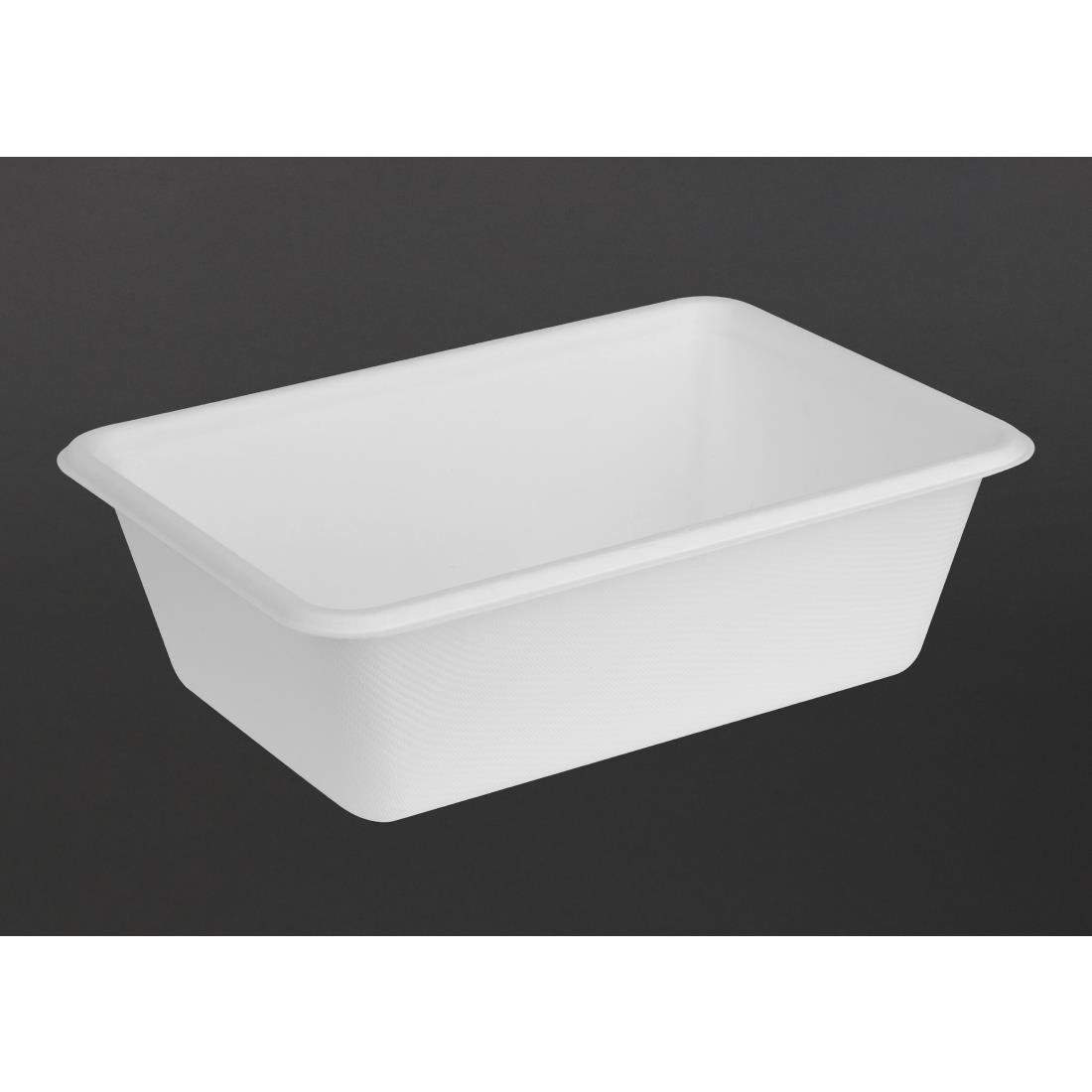 Fiesta Compostable Bagasse Food Container Bases 800ml (100 Pack) - HW035
