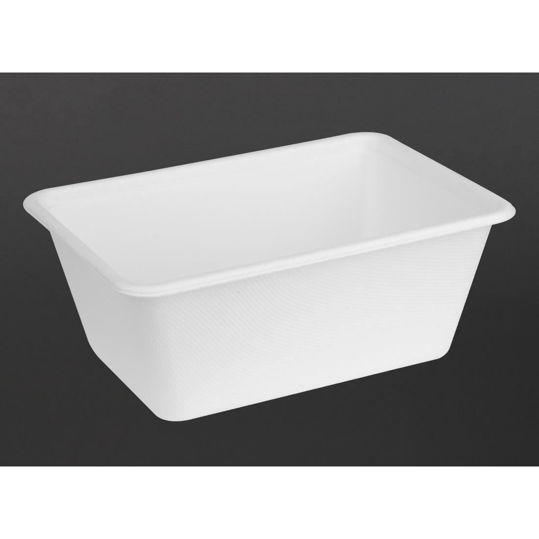 Fiesta Compostable Bagasse Food Container Bases 1000ml (100 Pack) - HW036