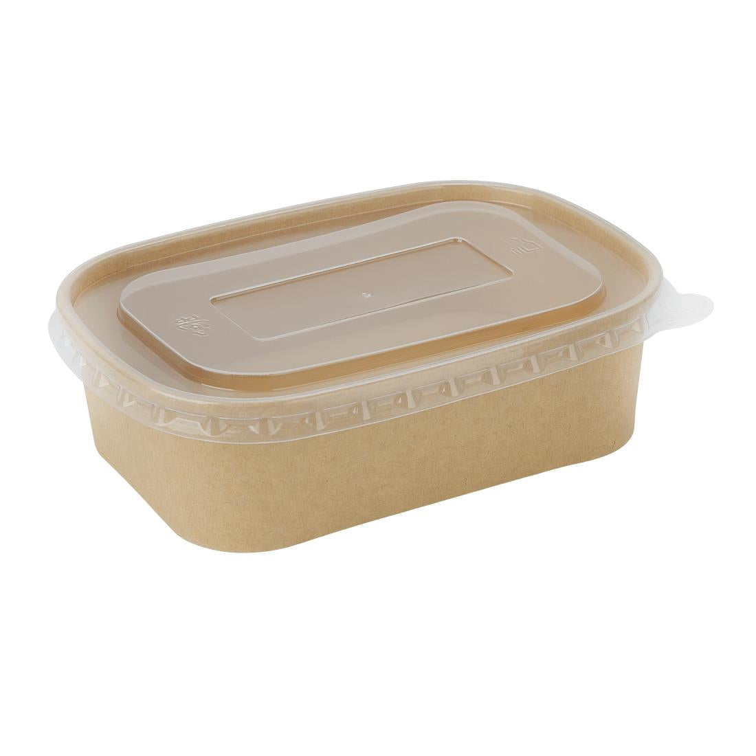 Fiesta Recyclable PP Lids for Rectangular Containers (300 Pack) - HW625