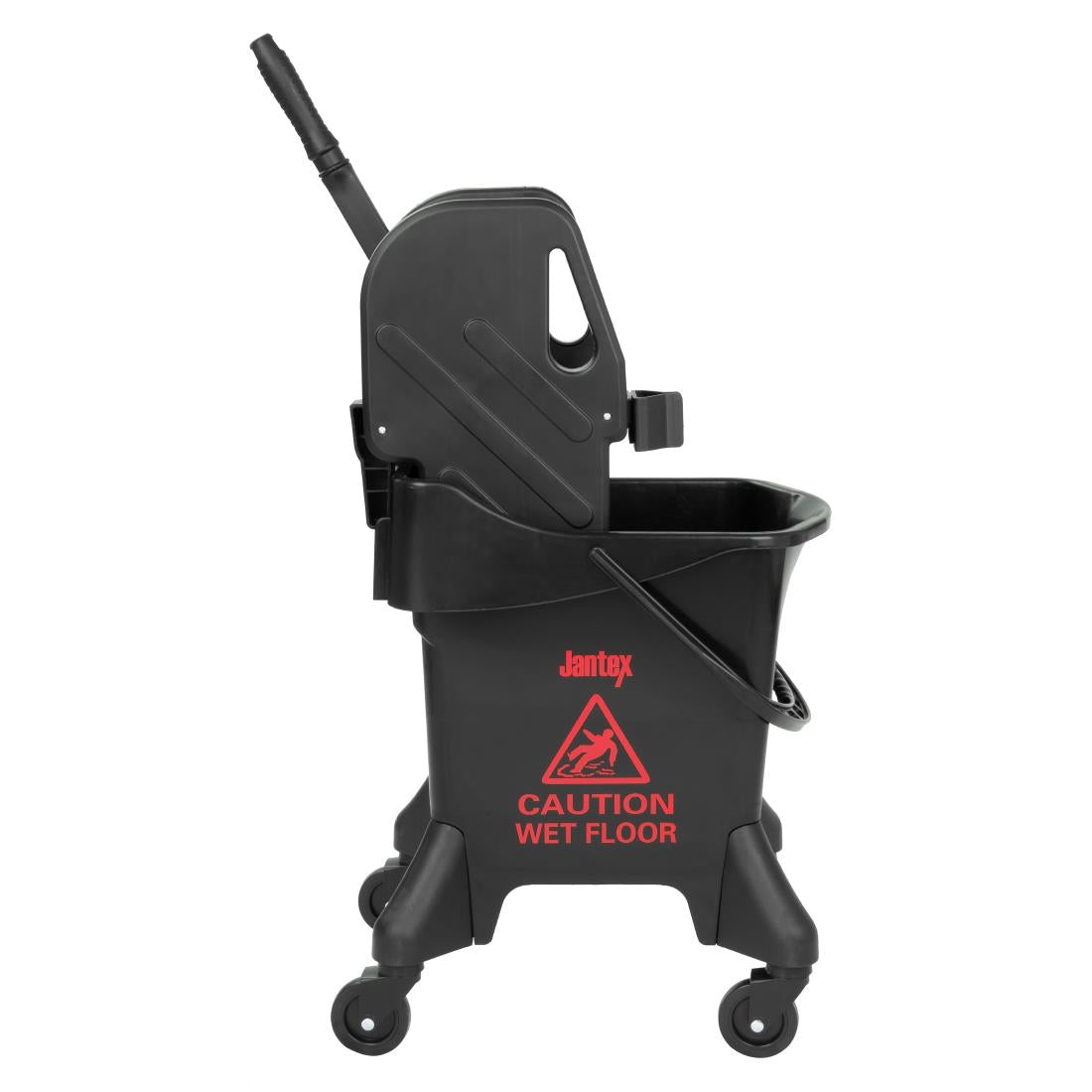Jantex 21Ltr Tall Mop Bucket and Wringer - Red Print - HW636