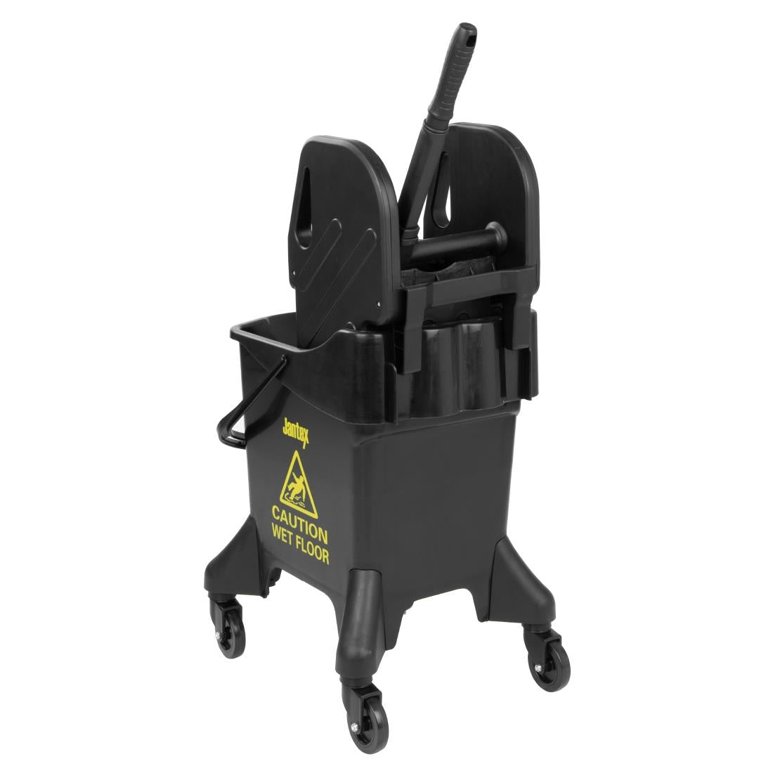 Jantex 21Ltr Tall Mop Bucket and Wringer - Yellow Print - HW638