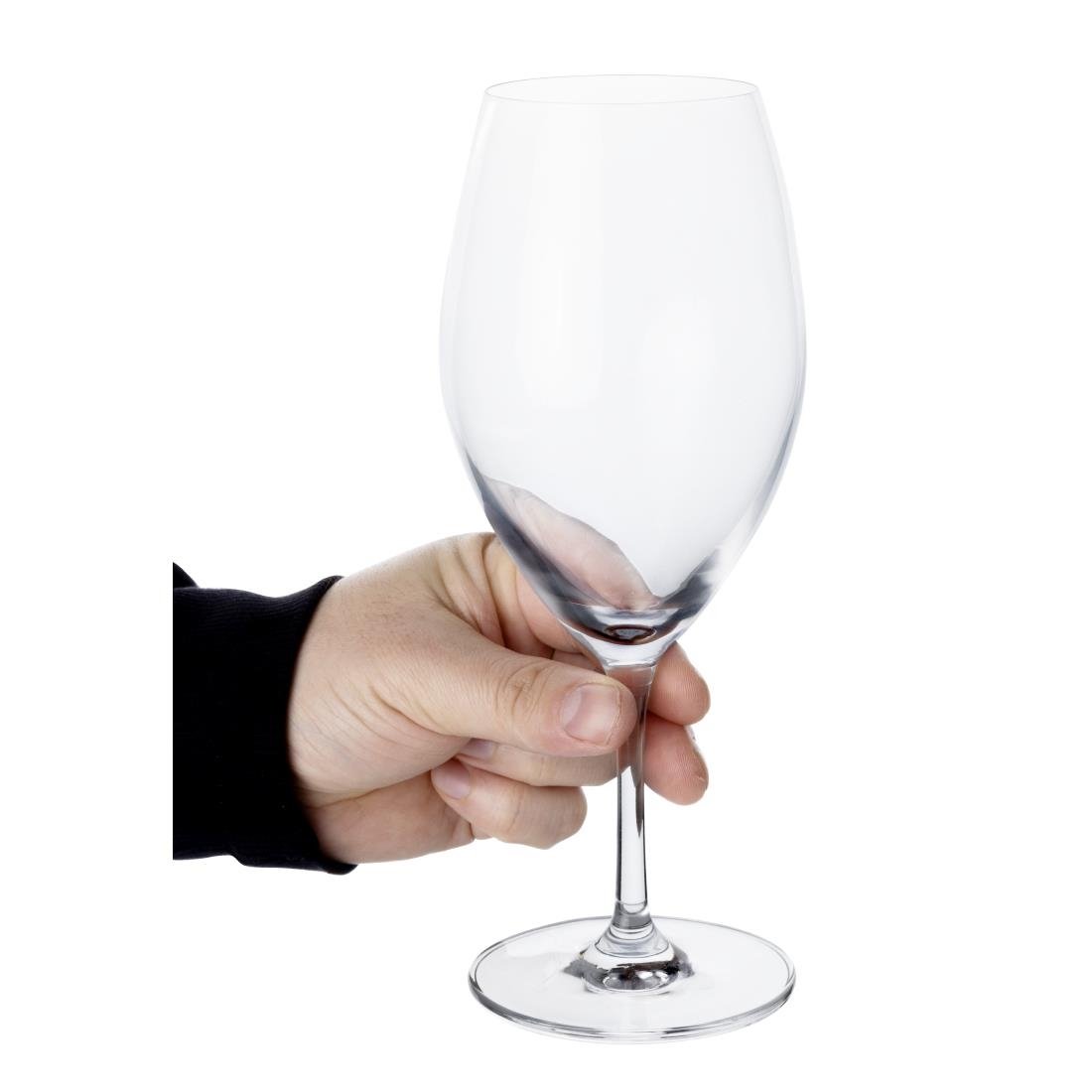 Olympia Cantina Red Wine Glasses Crystal 475ml (6 Pack) - HW655