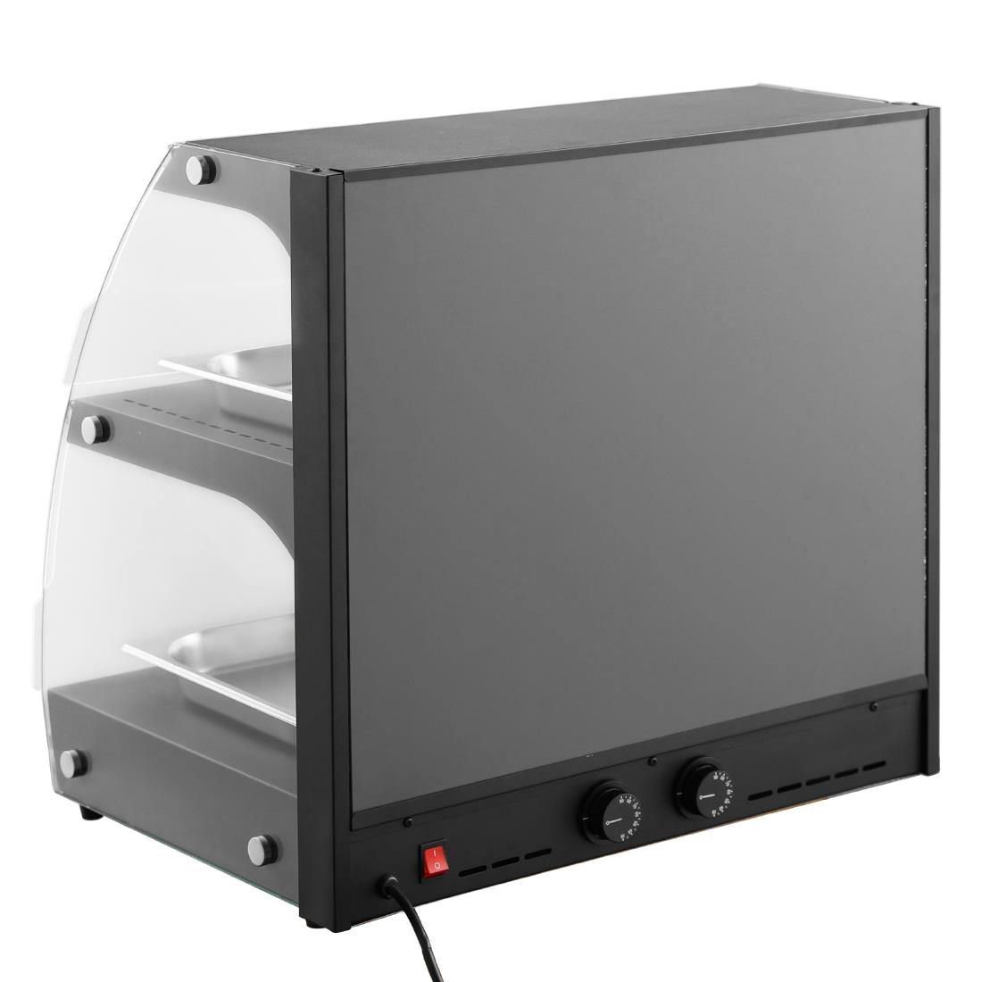 Apuro Self-Serve Heated Display Unit with Hinged Doors - HW921-A