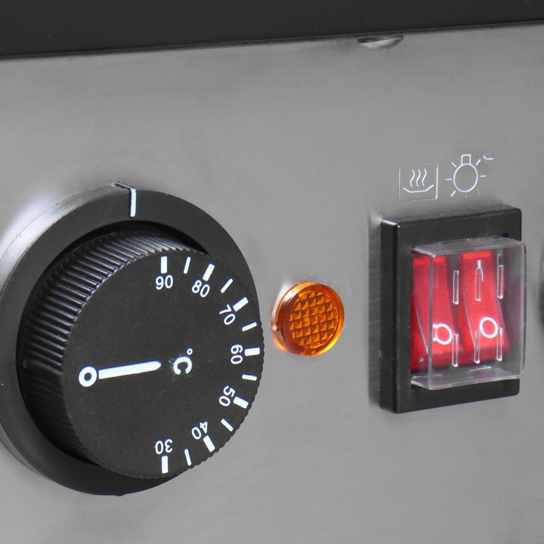 Apuro Sloped Chute Food Warmer 3 Shelf - HW926-A