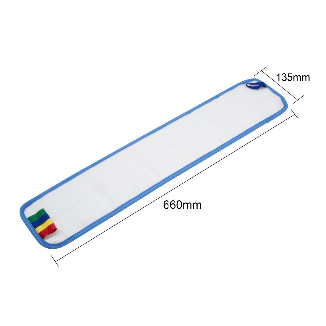Jantex 600mm Flat Mop Head Micro Fibre Pad - HX238
