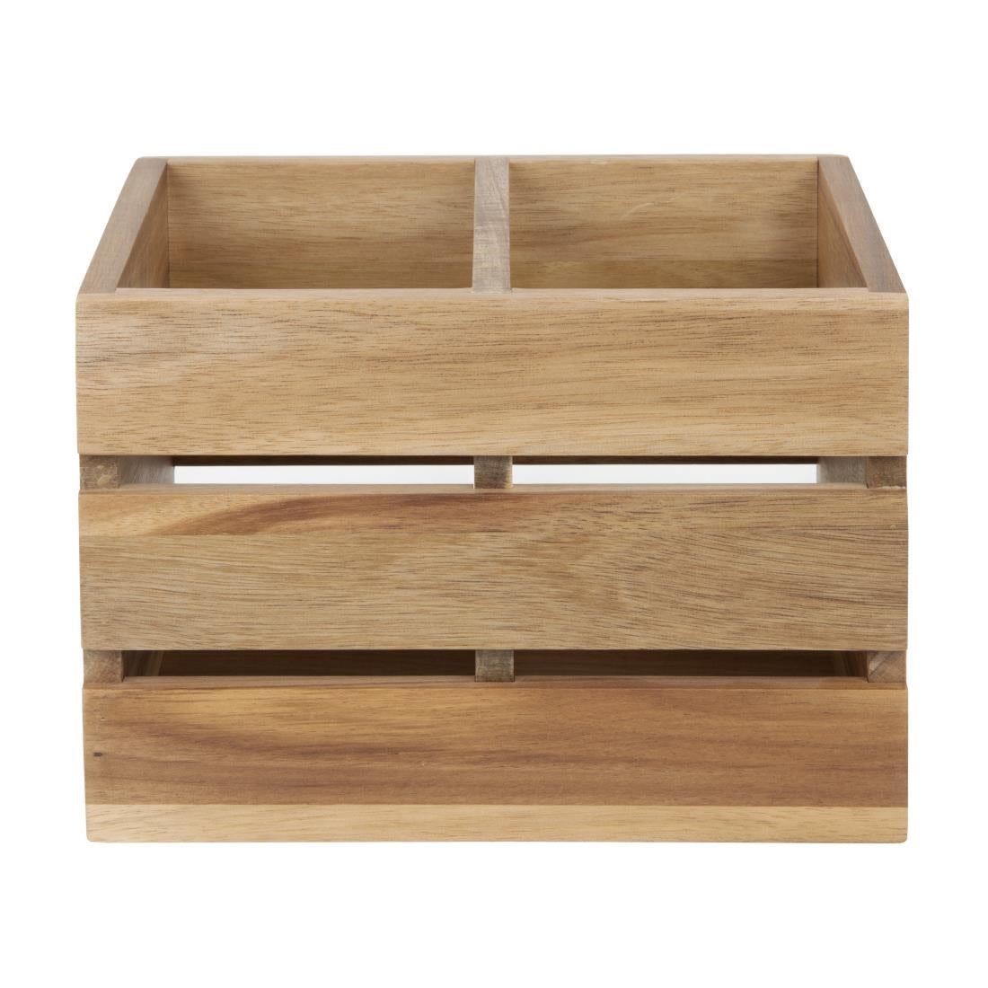 Olympia Table Organiser Acacia Wood 210x160x150mm - HX387