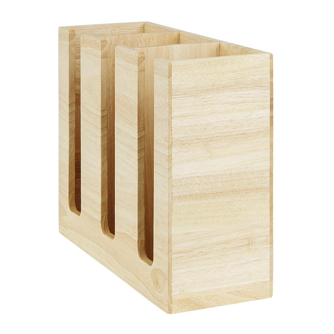 Olympia Cup Organiser Hevea Wood 340x120x240mm - HX394