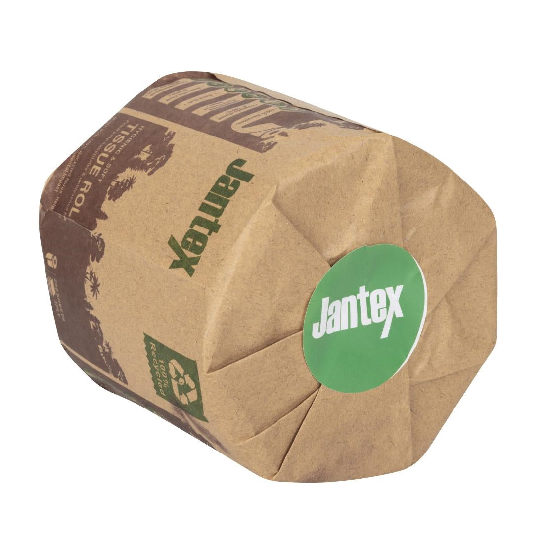 Jantex Green 100% Recycled Wrapped Toilet Roll 3ply 260 Sheets (36 Pack) - HX934