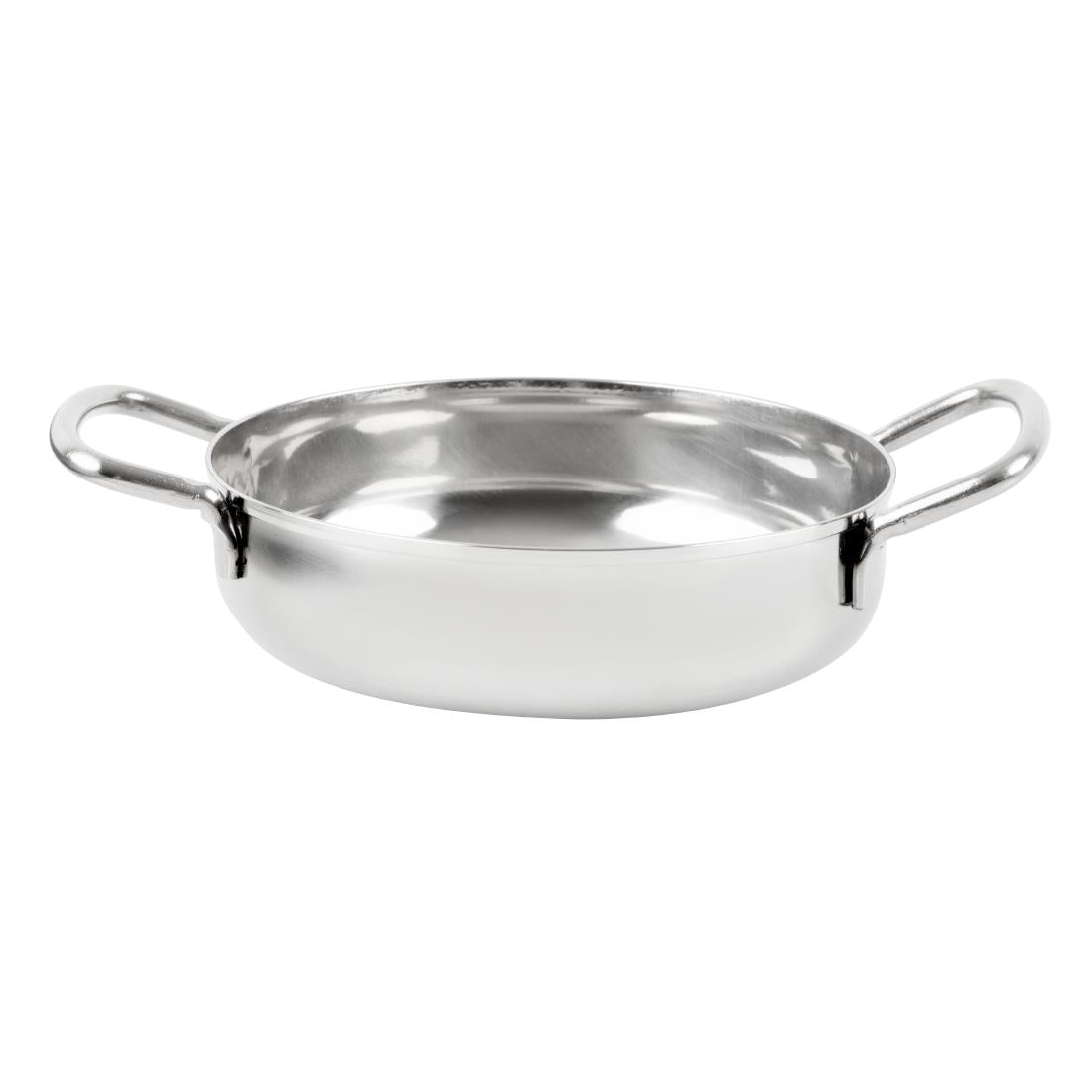 Olympia Table Presentation Double Handle Dish Stainless Steel 125mm - HY100