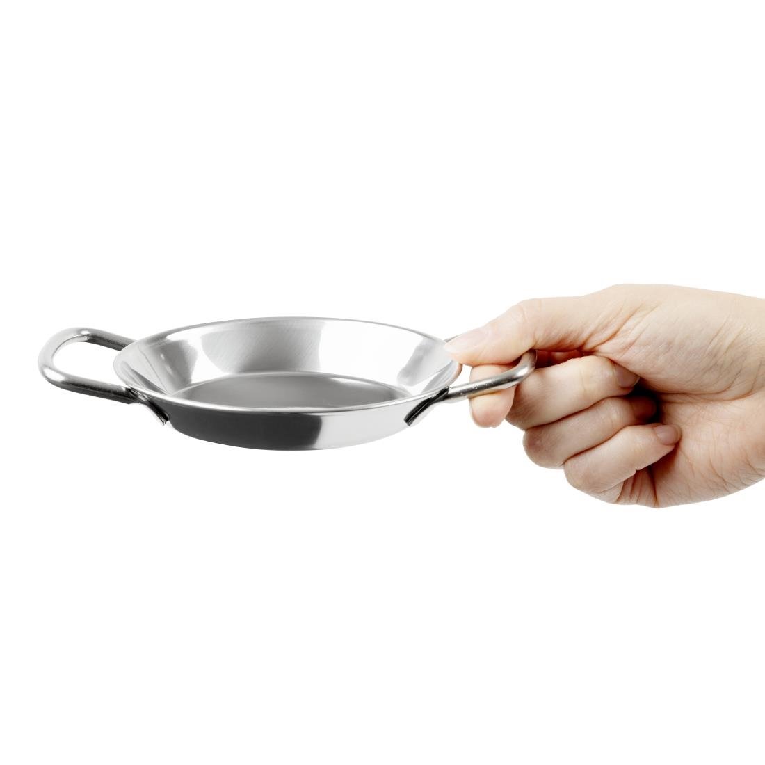 Olympia Table Presentation Mini Paella Pan Stainless Steel 120mm - HY103