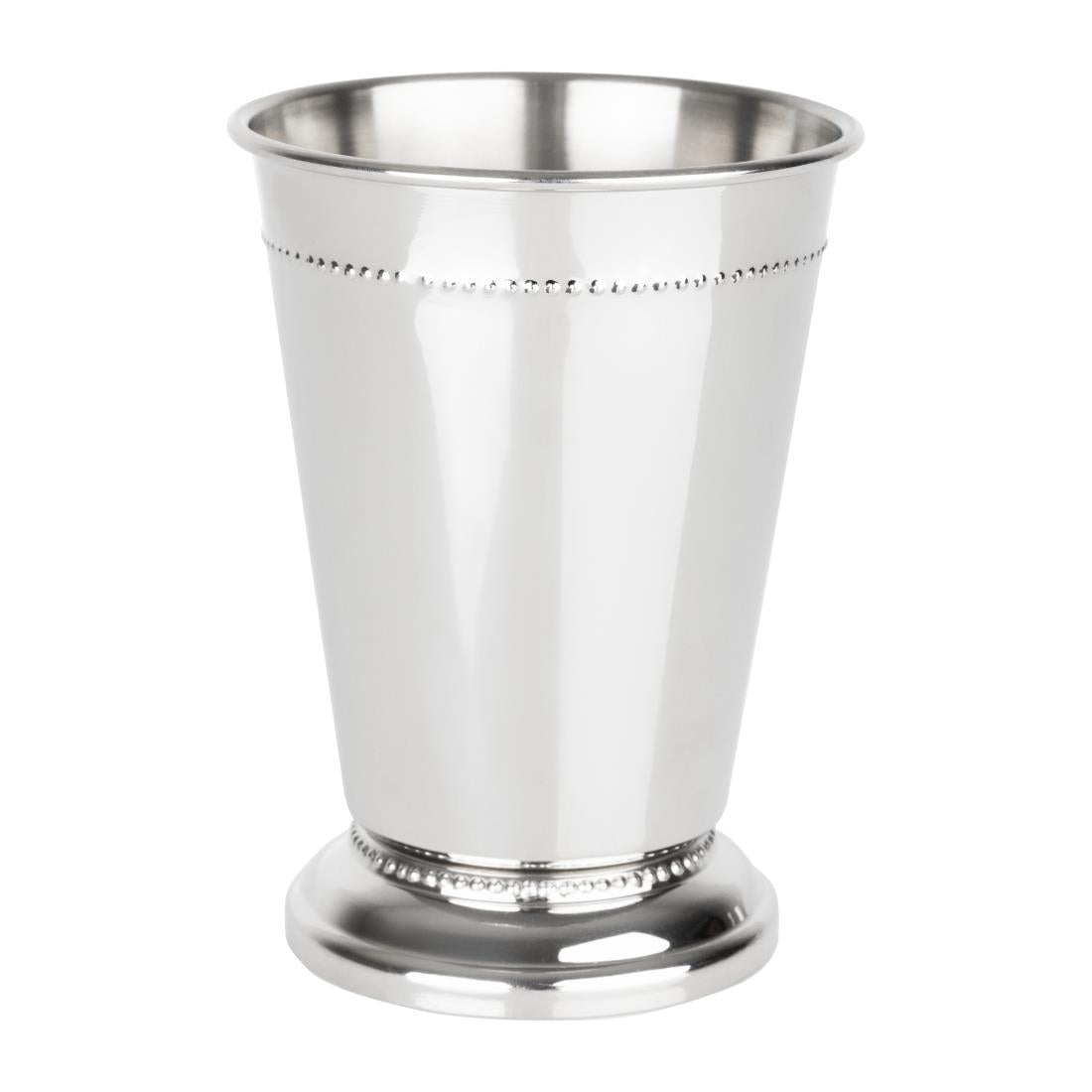 Olympia Barware Beaded Julep Cup Stainless Steel 370ml - HY115
