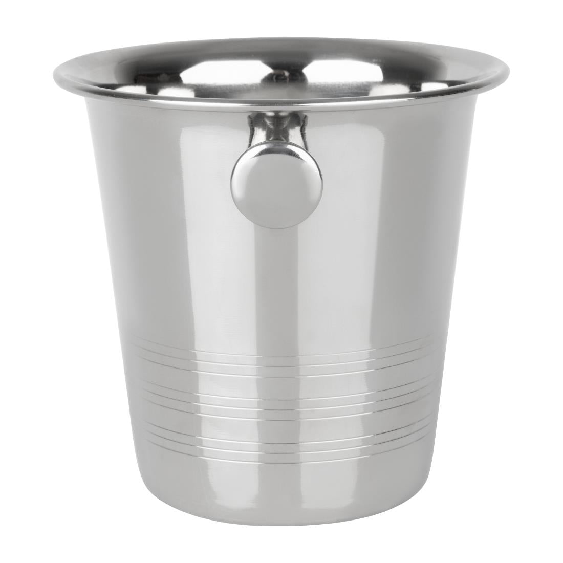 Olympia Ice Bucket with Handles and Etch Detail Stainless Steel 1050ml - HY121
