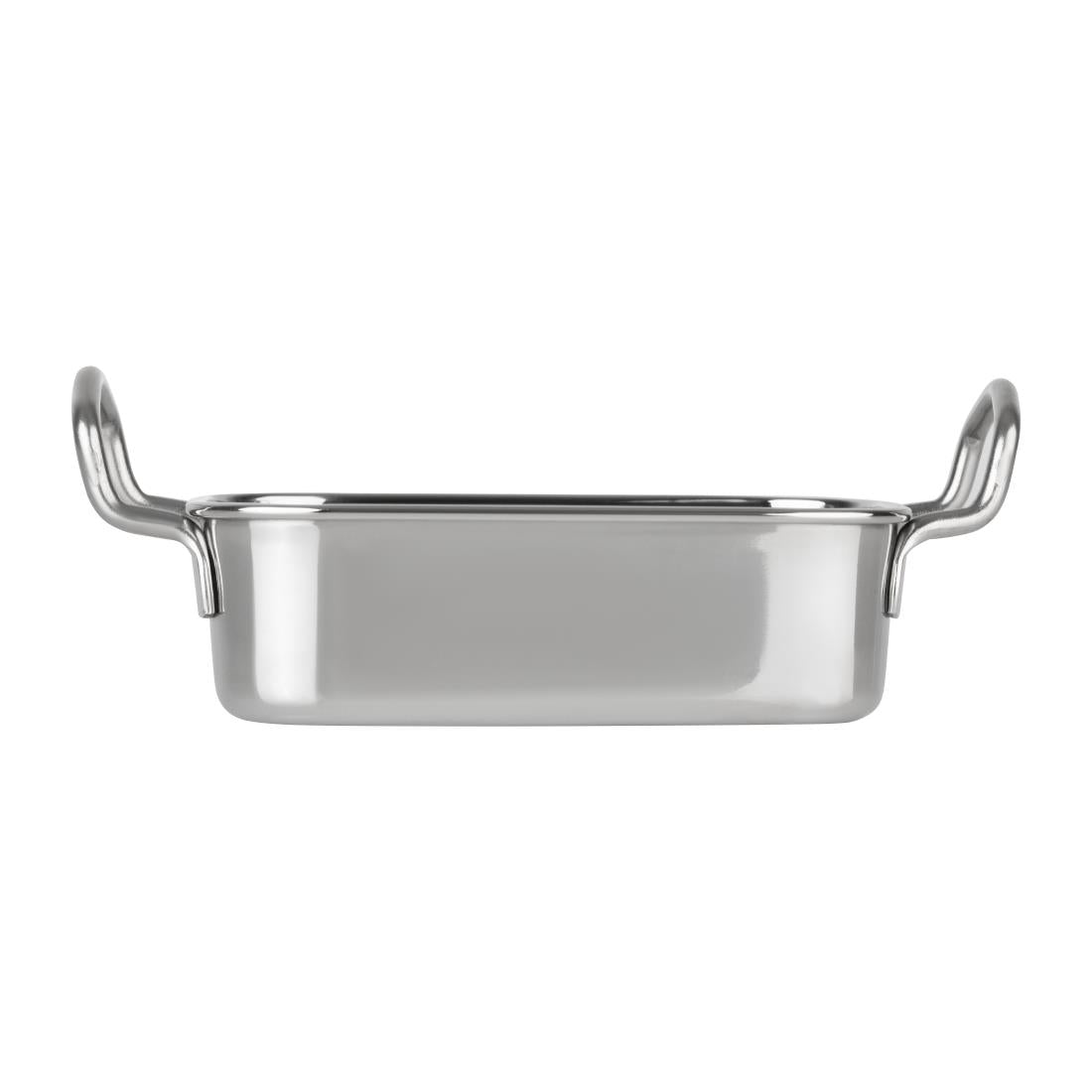 Olympia Table Presentation Rectangular Dish Stainless Steel 140x90mm - HY122