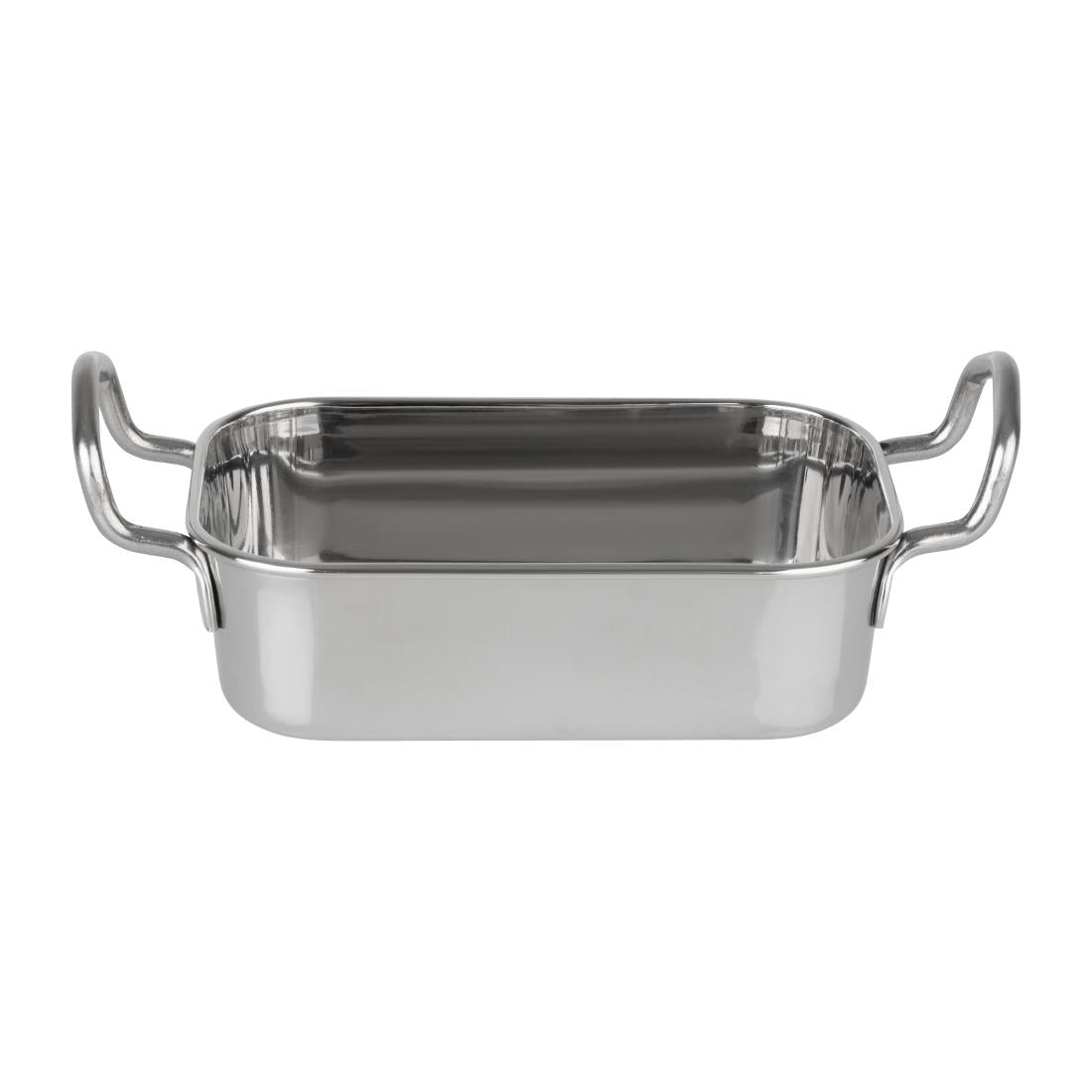 Olympia Table Presentation Rectangular Dish Stainless Steel 140x90mm - HY122