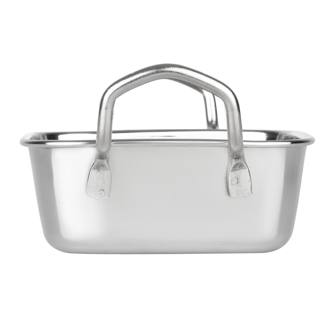 Olympia Table Presentation Square Dish Stainless Steel 115x115mm - HY123