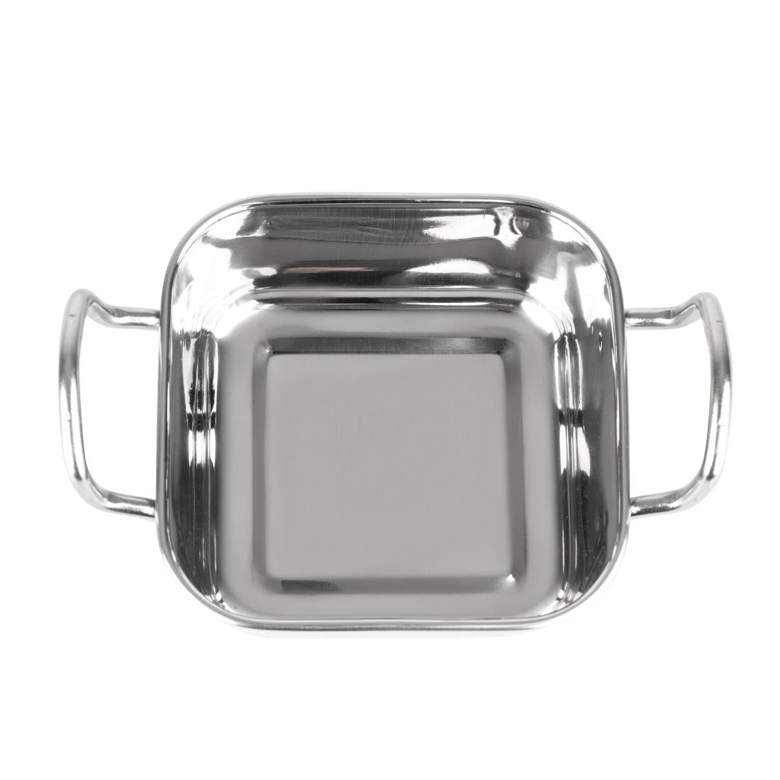 Olympia Table Presentation Square Dish Stainless Steel 115x115mm - HY123