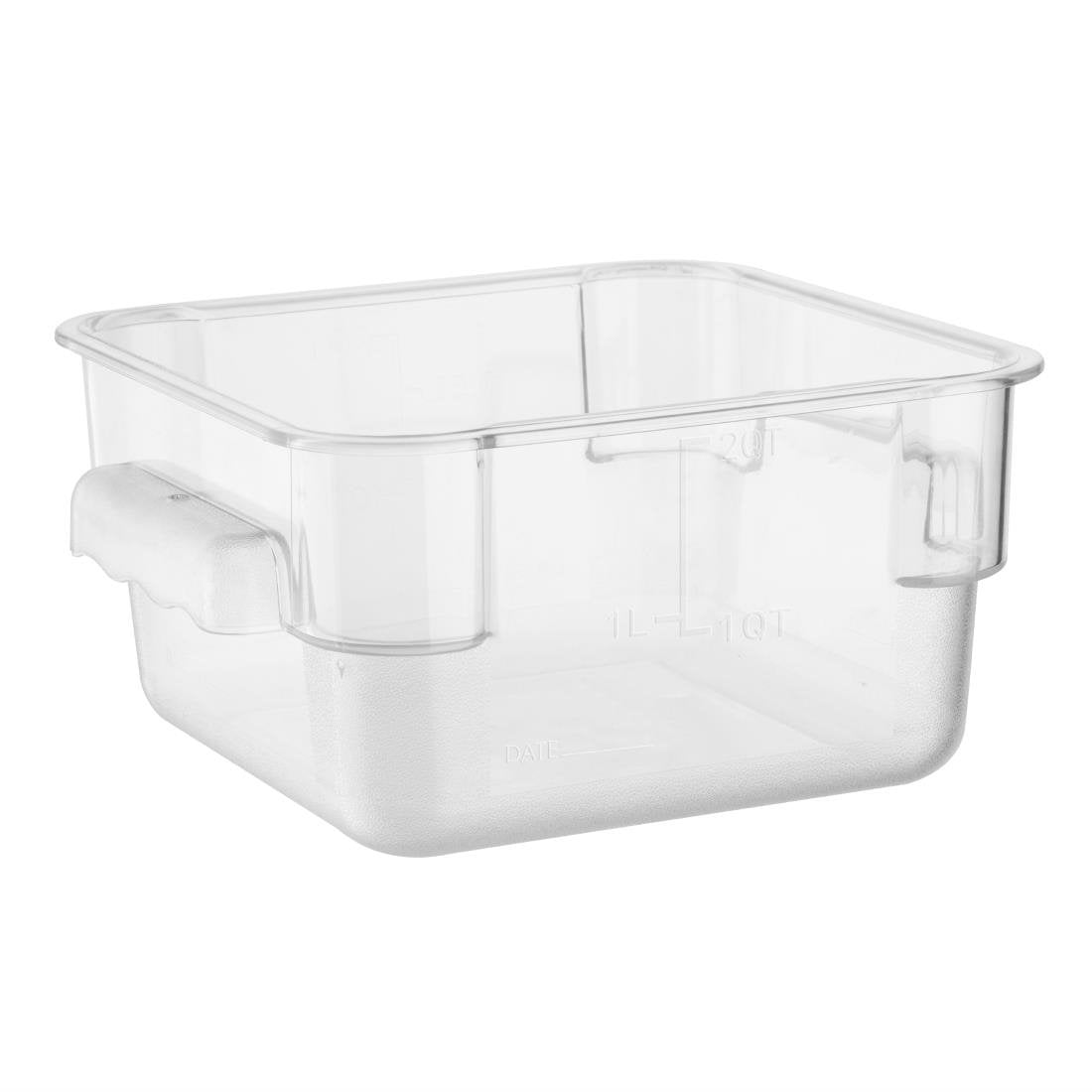 Hygiplas Polycarbonate Square Storage Container 1.5Ltr - HY400