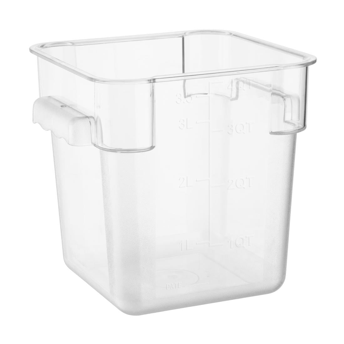 Hygiplas Polycarbonate Square Storage Container 3.5Ltr - HY401