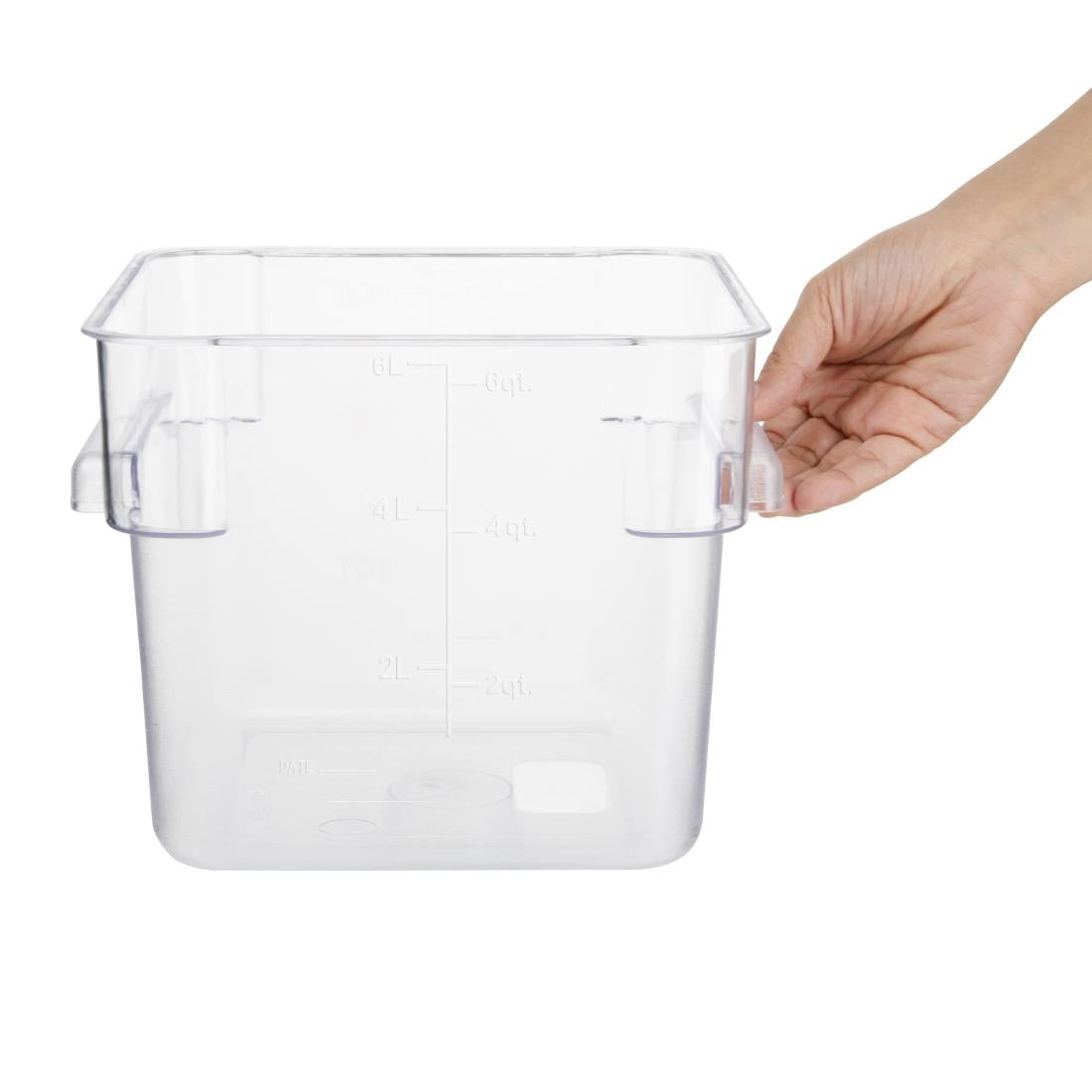 Hygiplas Polycarbonate Square Storage Container 5.5Ltr - HY402