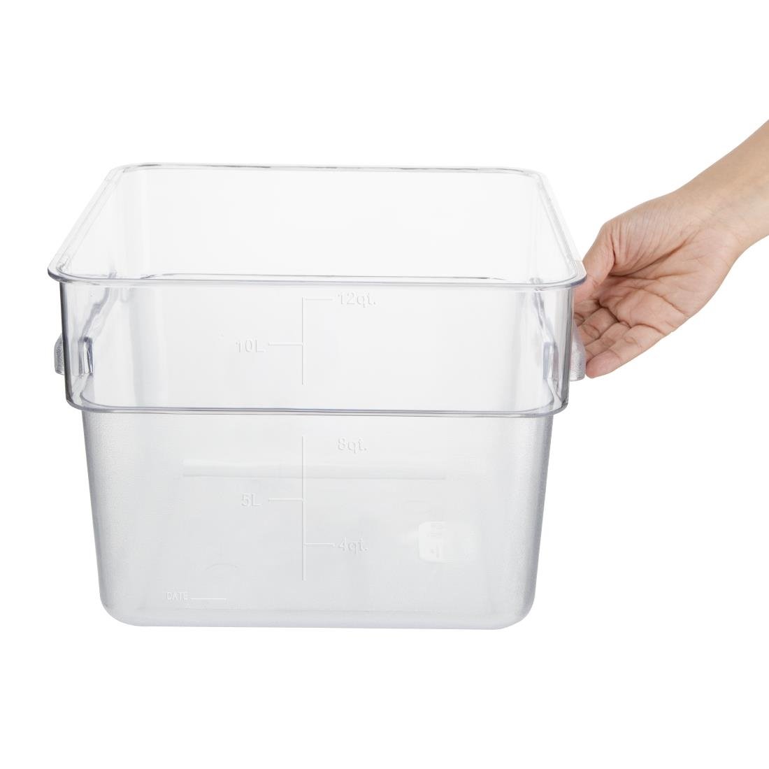 Hygiplas Polycarbonate Square Storage Container 10Ltr - HY404