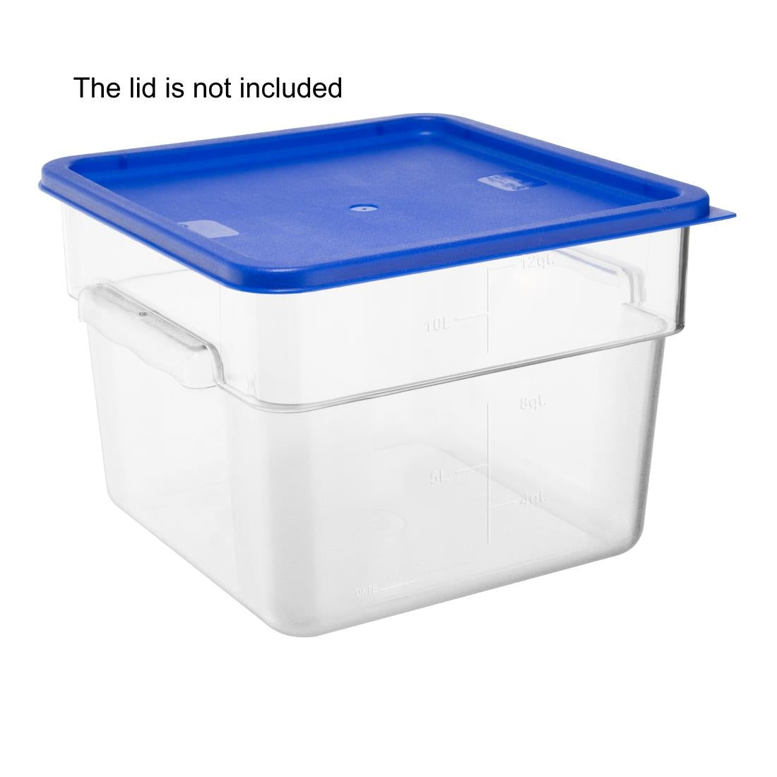 Hygiplas Polycarbonate Square Storage Container 10Ltr - HY404