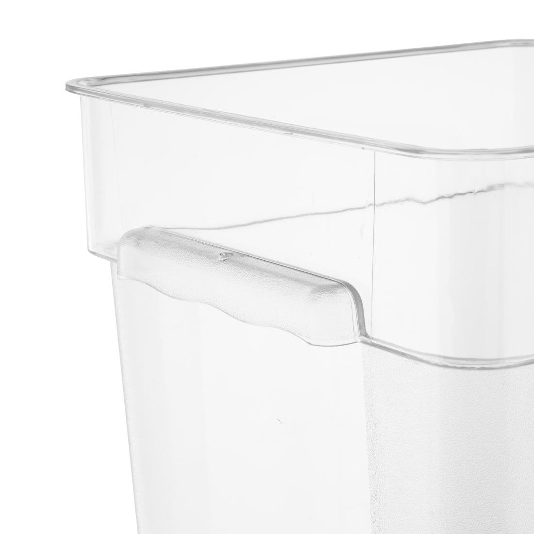 Hygiplas Polycarbonate Square Storage Container 15Ltr - HY405