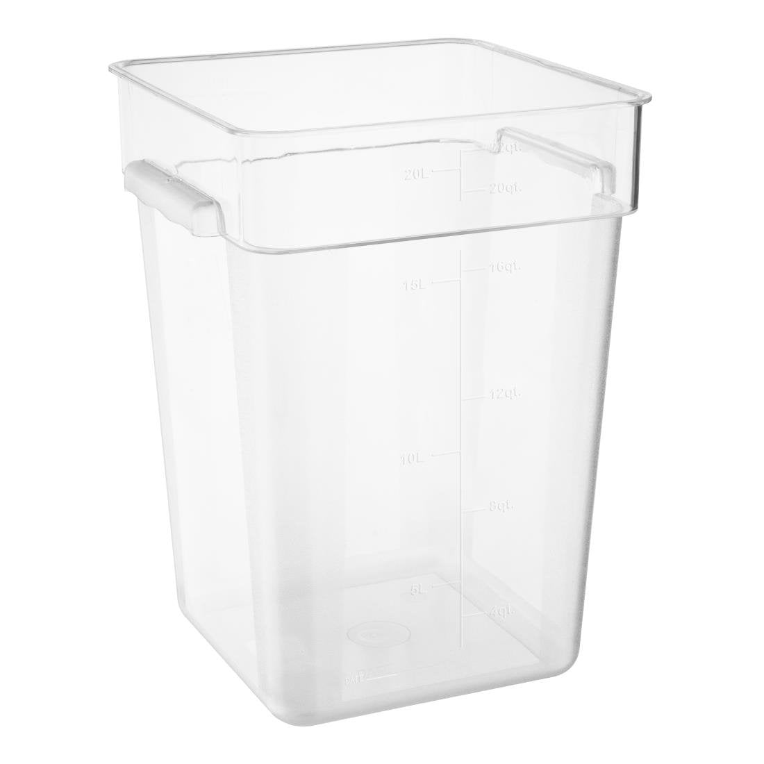 Hygiplas Polycarbonate Square Storage Container 20Ltr - HY406