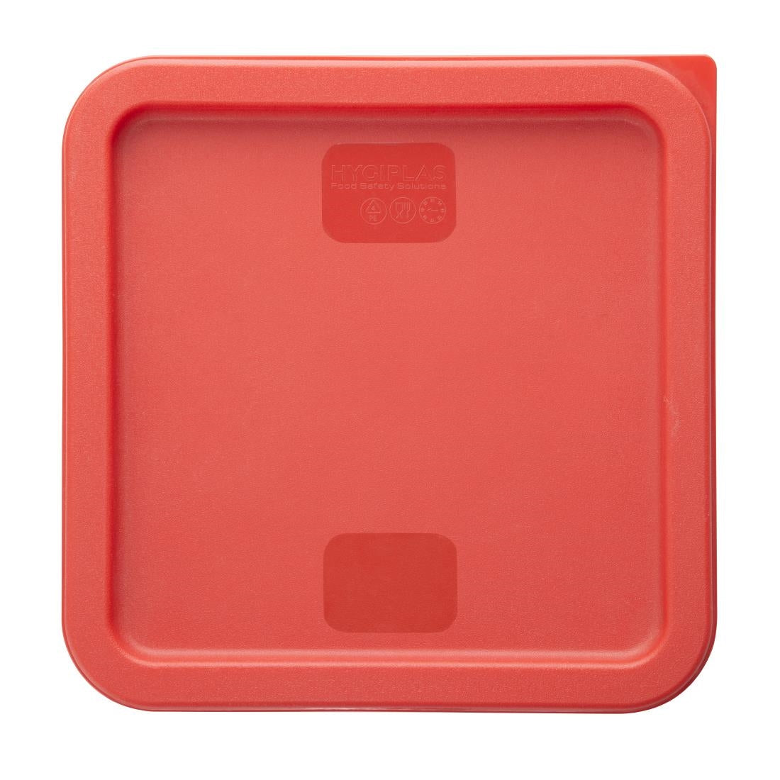 Hygiplas Square Red Lid to fit 5.5 & 7Ltr Containers - HY408