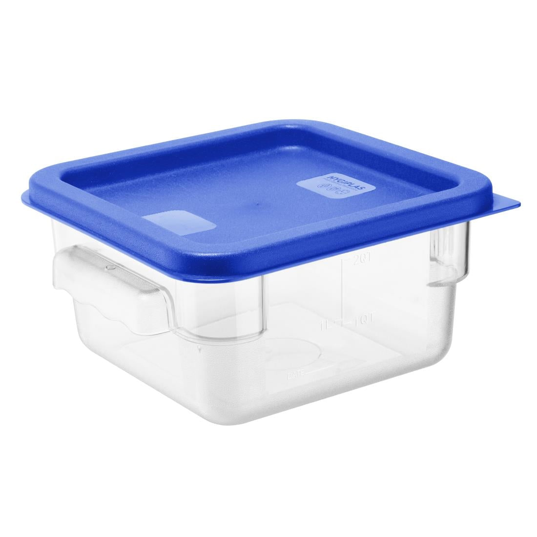 Hygiplas Square Blue Lid to Fit 1.5/3.5Ltr Containers - HY410