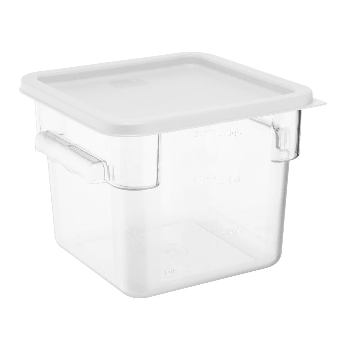 Hygiplas Square White Lid to Fit 5.5/7Ltr Containers - HY417