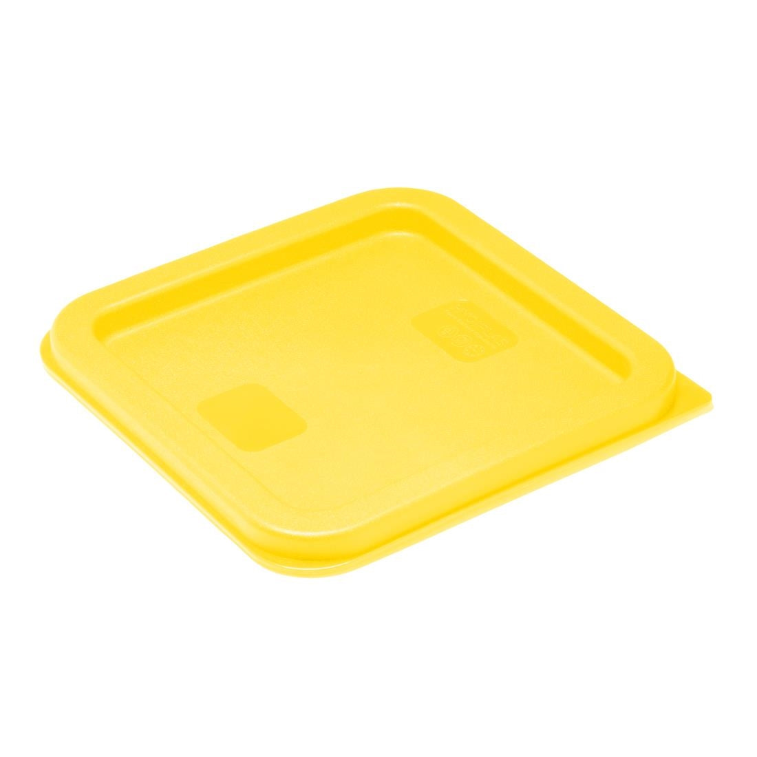 Hygiplas Square Yellow Lid to Fit 1.5/3.5Ltr Container - HY419