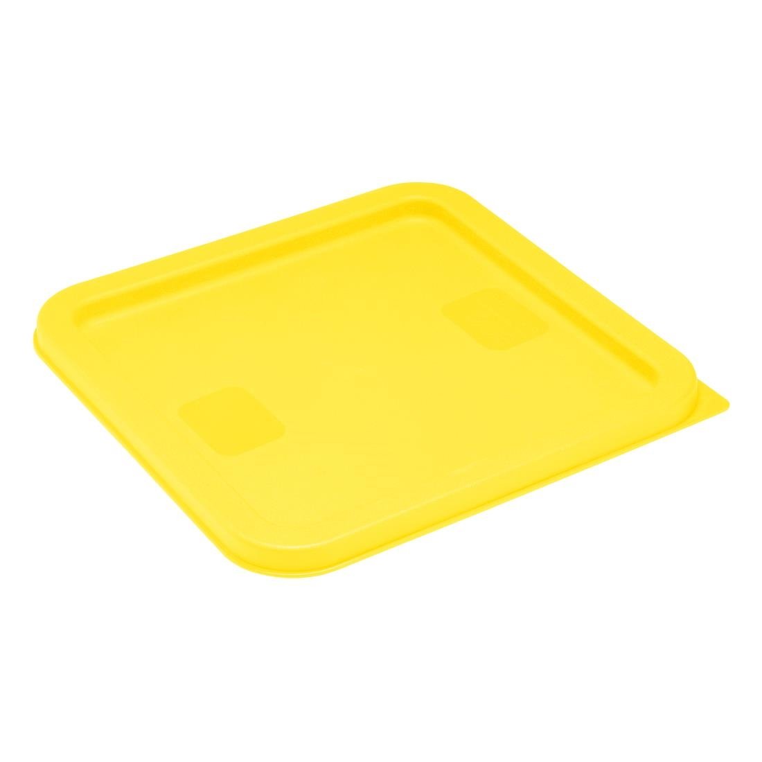 Hygiplas Square Yellow Lid to Fit 5.5/7Ltr Containers - HY420