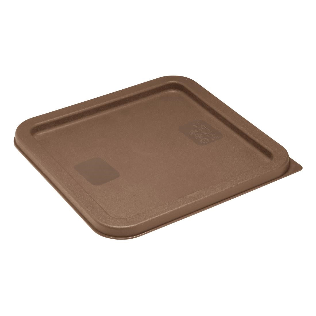 Hygiplas Square Brown Lid to Fit 5.5/7Ltr Containers - HY423