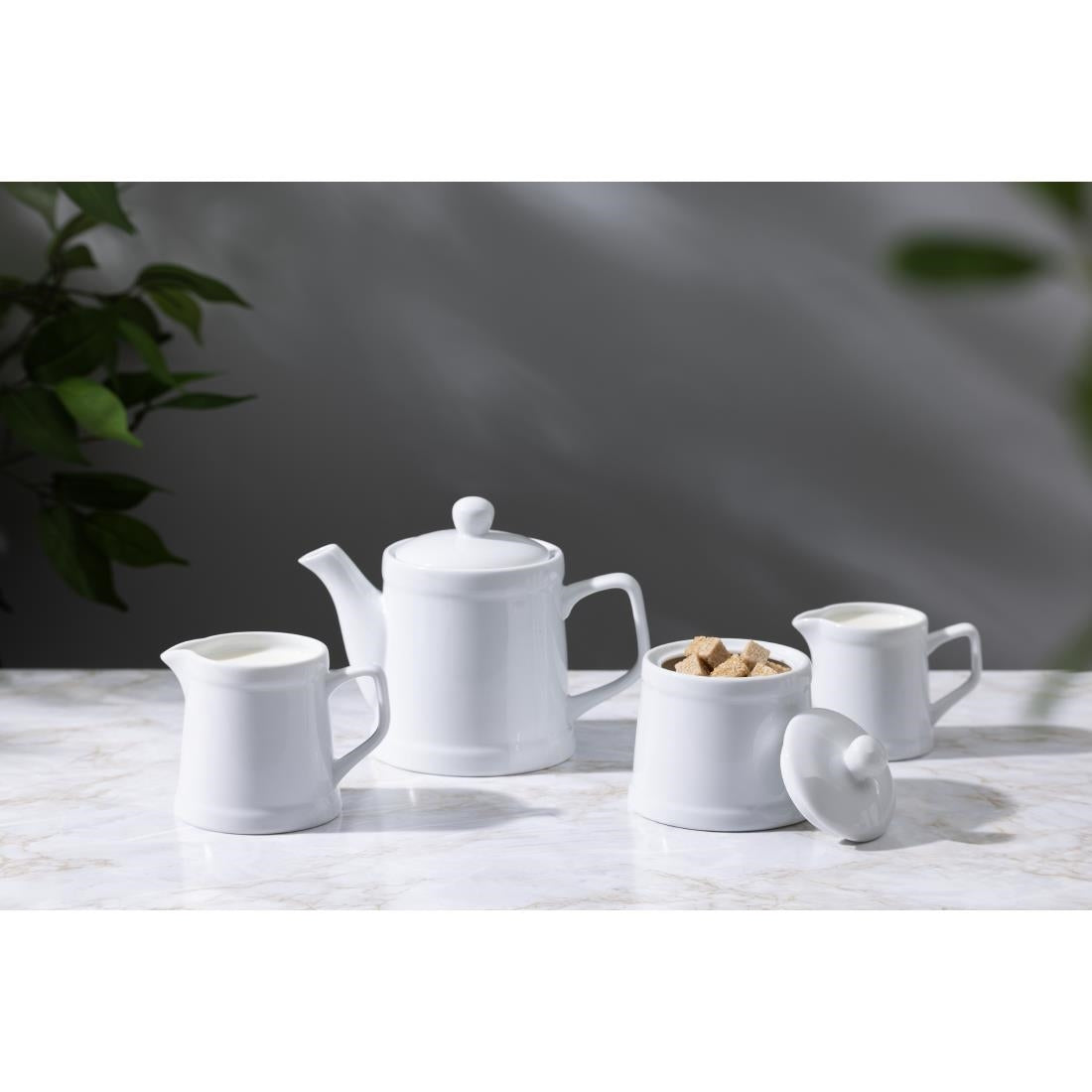 Olympia Whiteware Pier Jugs 120ml (6 Pack) - HY545