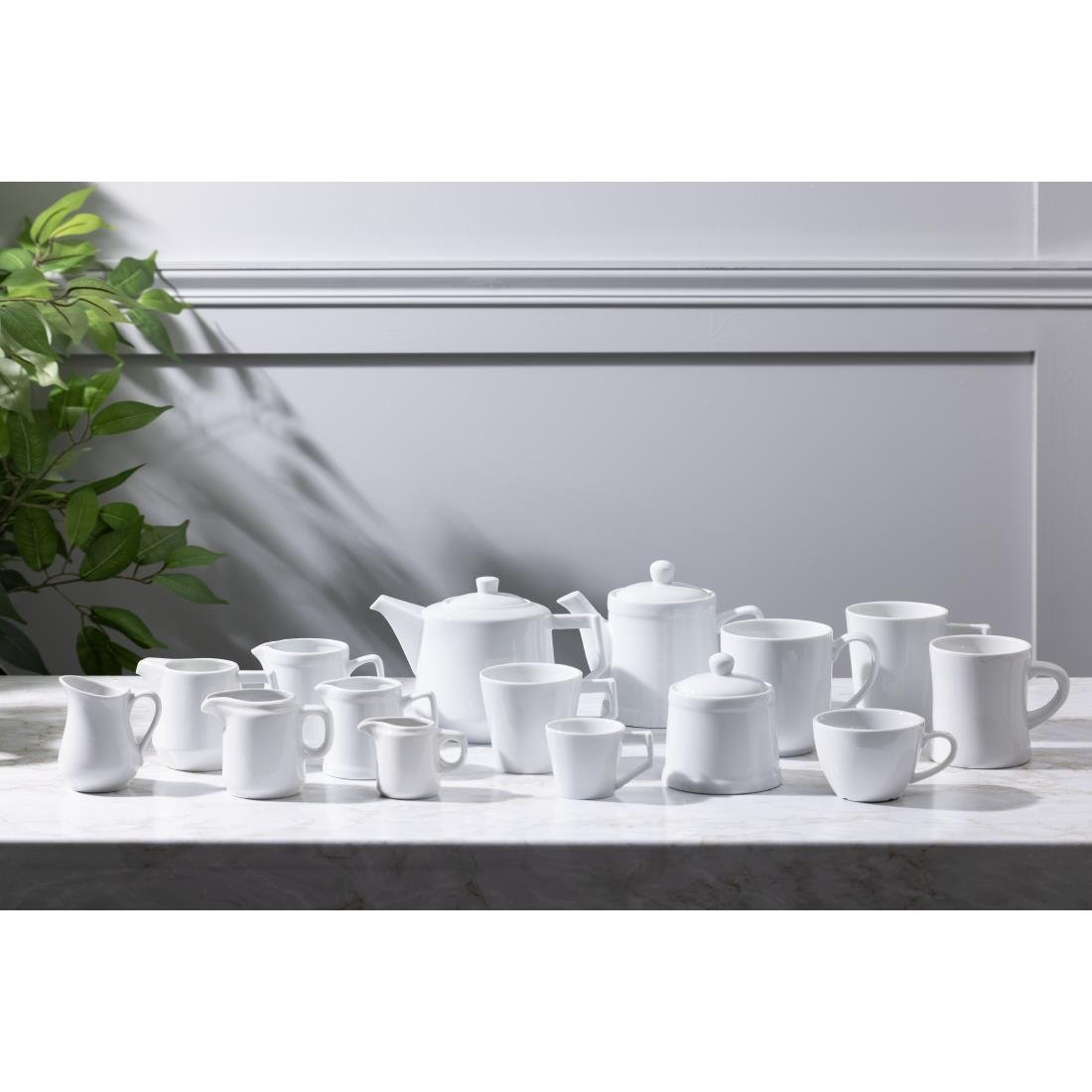 Olympia Whiteware Deco Cups 150ml (6 Pack) - HZ868