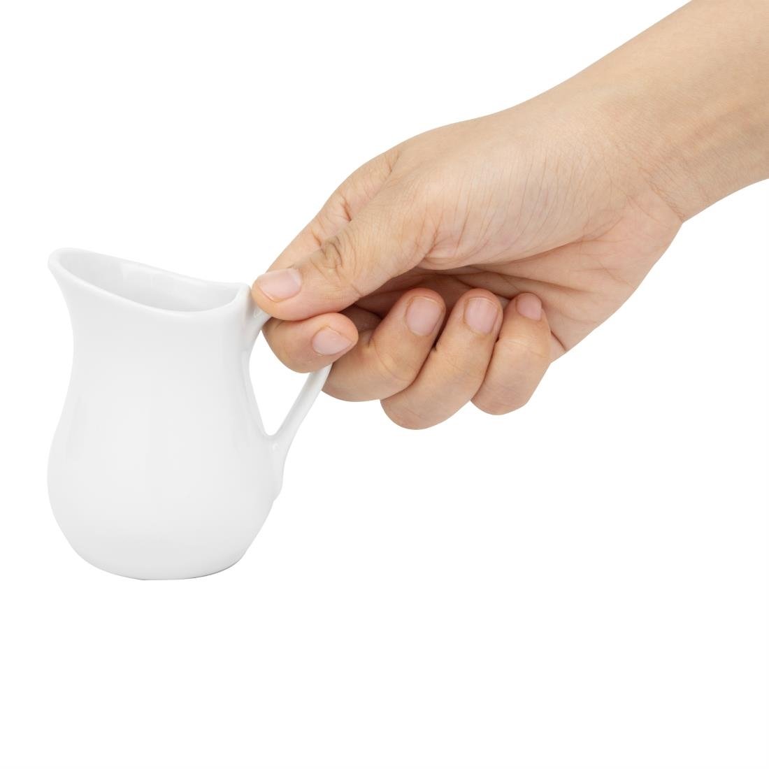 Olympia Whiteware Fine Jugs 100ml (12 Pack) - HY542