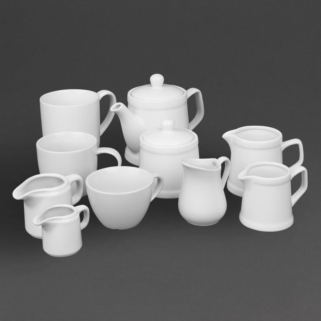 Olympia Whiteware Pier Jugs 120ml (6 Pack) - HY545