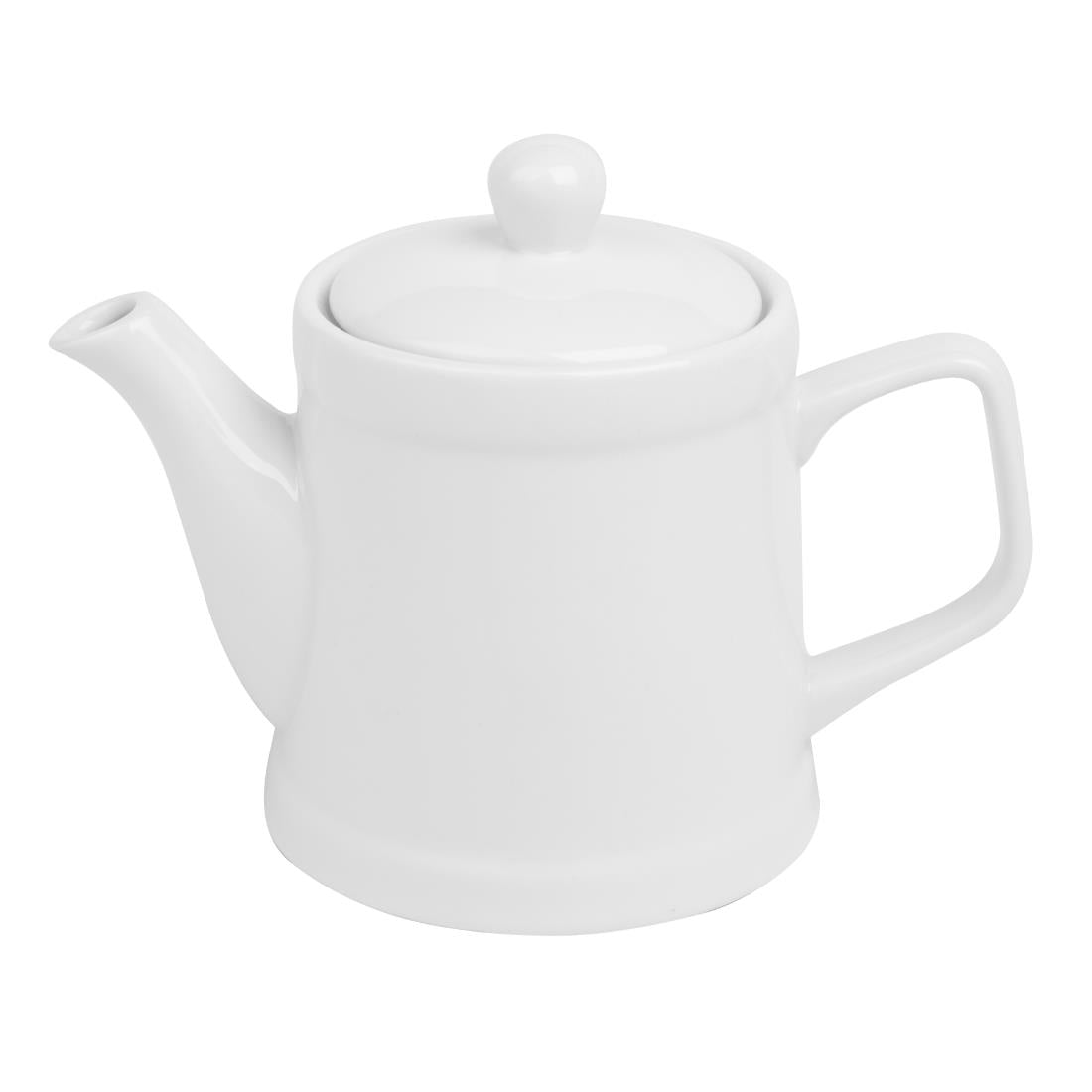 Olympia Whiteware Pier Teapot 500ml (2 Pack) - HY548