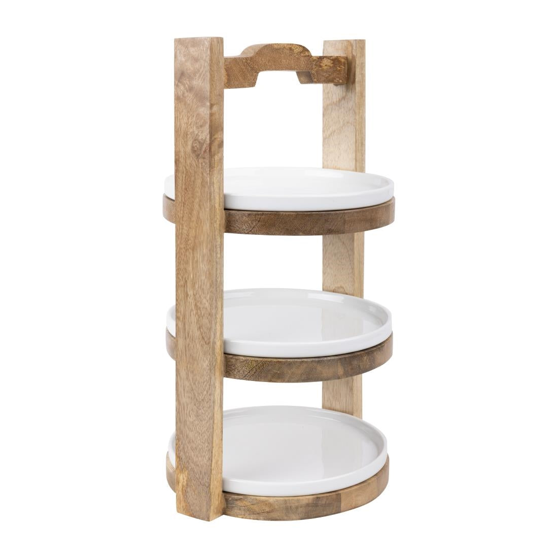 Olympia 3-Tier Stand Mango Wood for 200mm Plates - HY751
