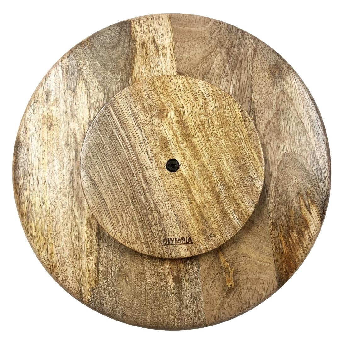 Olympia Revolving Cake Stand Mango Wood 330mm - HY756