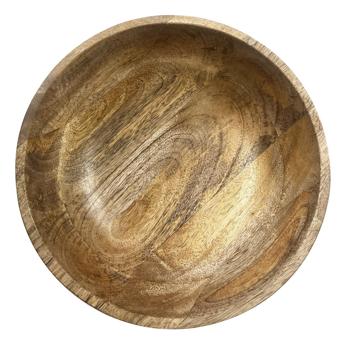 Olympia Footed Bowl Mango Wood 280mm - HY758