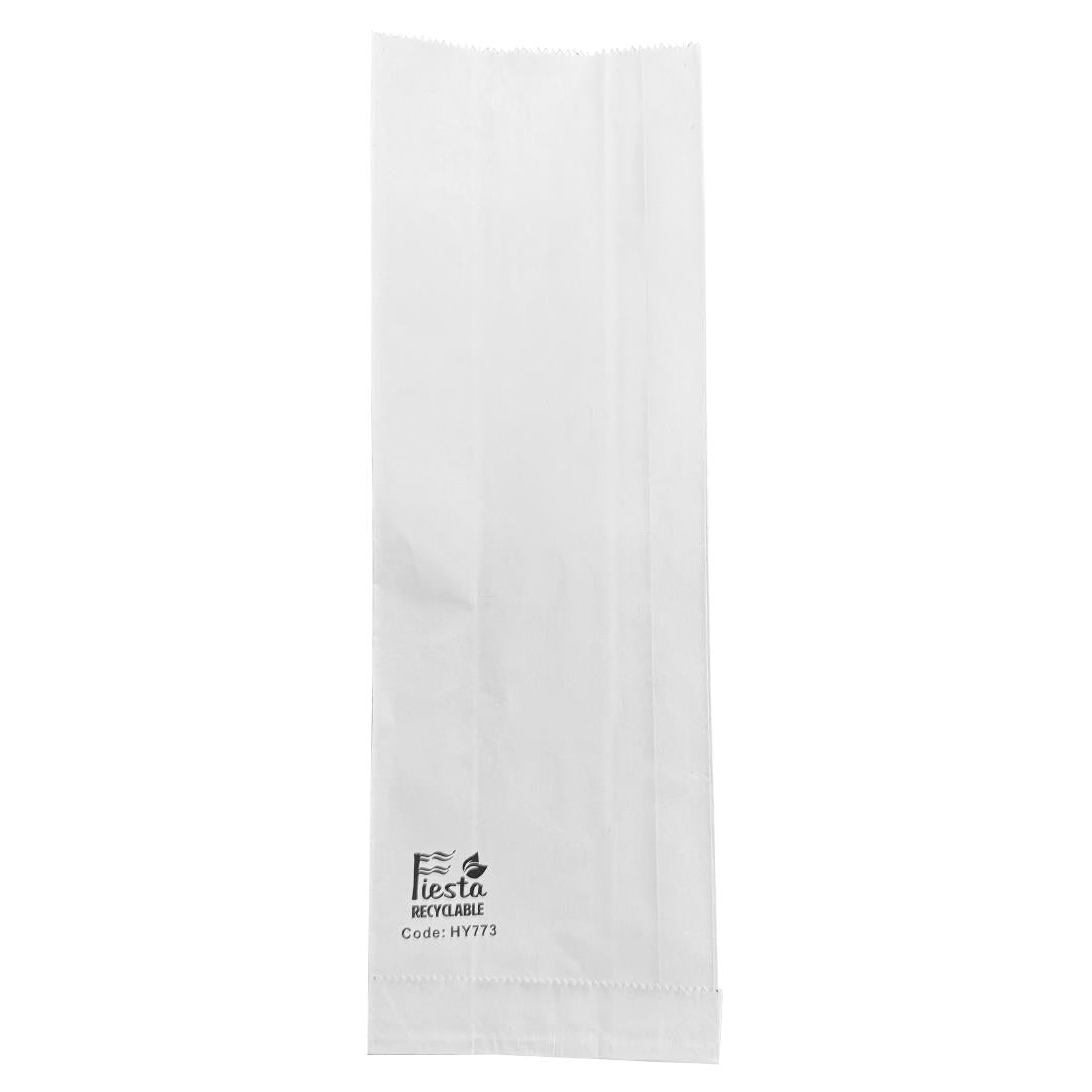 Fiesta Recyclable Foil Lined Paper Bags 300x100x60mm (Pack 500) - HY773