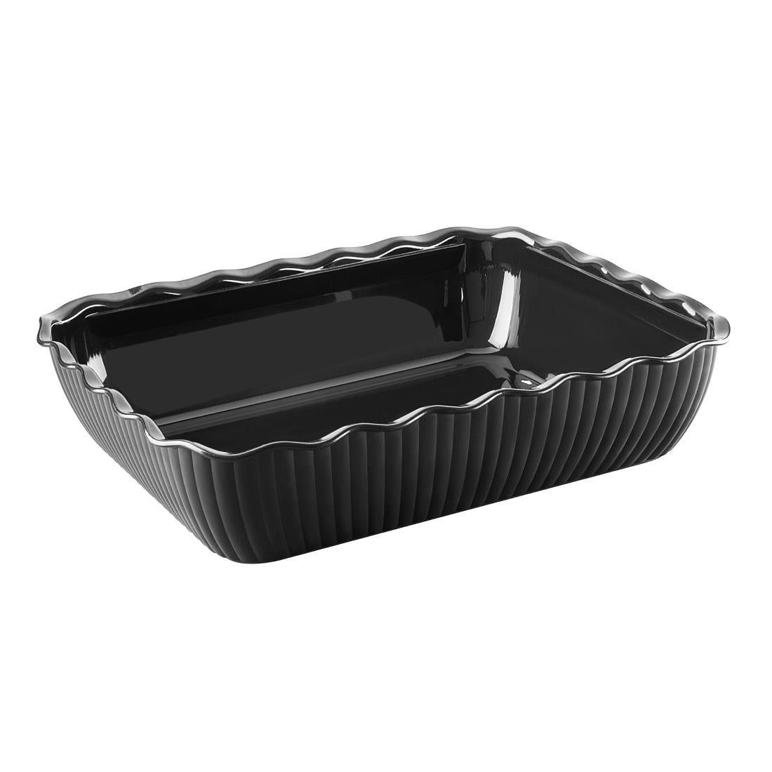 Olympia Kristallon Large Salad Crock - Black - HY800